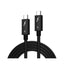 Generic Generic 240W PD Thunderbolt 5 Data Cable with full features, 80Gbps high-speed Type-C charging cable suitable for 16K editing and gaming - Black