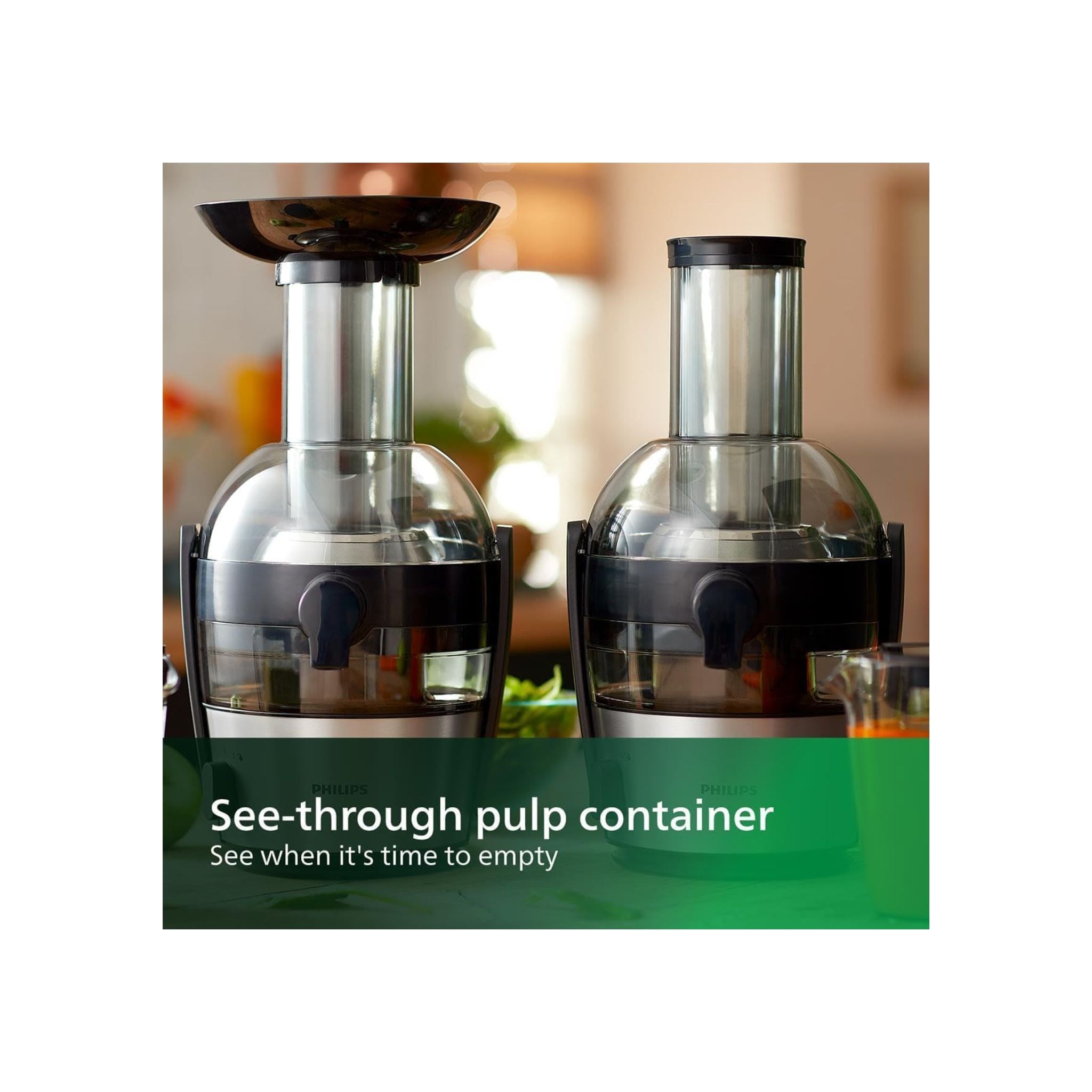 Philips Philips (HR1855/70) Viva Collection Juicer, 800 W Motor, 2L Capacity, XL Tube, QuickClean Technology - Black