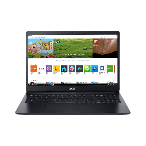 Acer Acer Aspire 1 A115-31-C2Y3, 15.6" Full HD Display, Intel Celeron N4020, 4GB DDR4, 64GB eMMC, 802.11ac Wi-Fi 5, Up to 10-Hours of Battery Life, Microsoft 365 Personal, Windows 10 in S mode, Black Main image