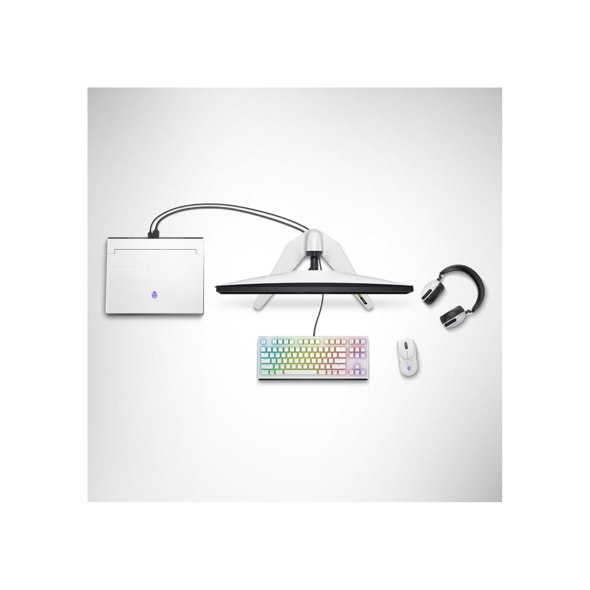 Alienware Alienware AW420K-W Tenkeyless Gaming Keyboard - White