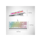 Alienware Alienware AW420K-W Tenkeyless Gaming Keyboard - White