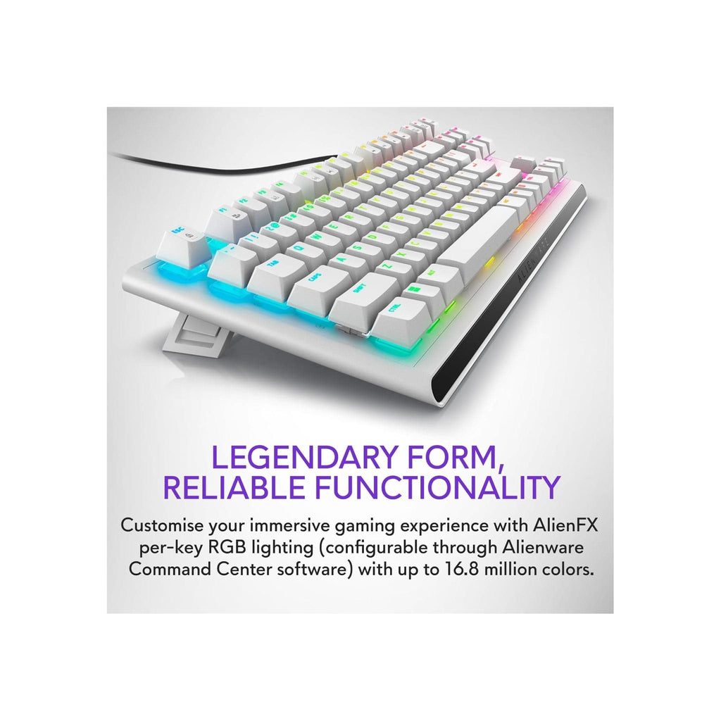 Alienware Alienware AW420K-W Tenkeyless Gaming Keyboard - White