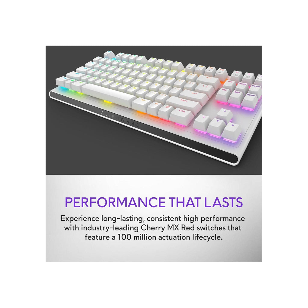 Alienware Alienware AW420K-W Tenkeyless Gaming Keyboard - White