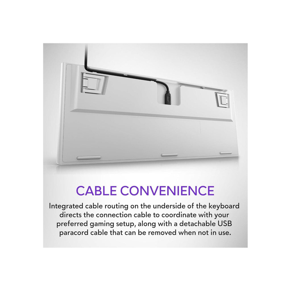 Alienware Alienware AW420K-W Tenkeyless Gaming Keyboard - White