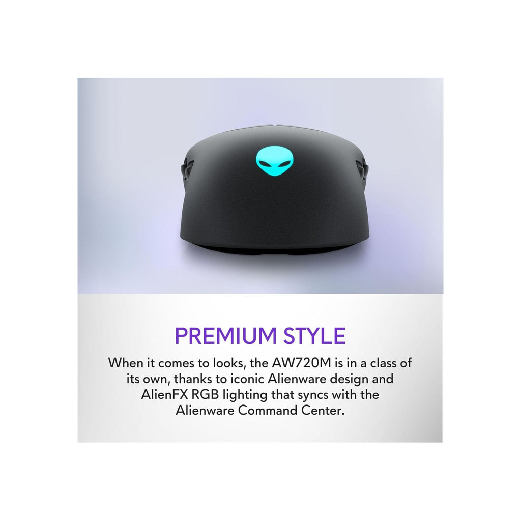 Alienware Alienware  AW720M  Tri-Mode Wireless Gaming Mouse - Dark Moon
