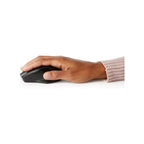 Amazon Amazon Basics Ergonomic Wireless Mouse with Adjustable DPI 600-3600, 2.4 GHz USB Receiver for Home Office Laptop/Desktop - Black