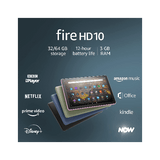 Amazon Tablets and Related Products Fire HD 10 tablet  10.1", 1080p Full HD, 32 GB, Black - with Ads