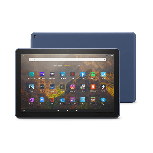 Amazon Tablets and Related Products Fire HD 10 tablet  10.1", 1080p Full HD, 32 GB, Denim - with Ads Main image