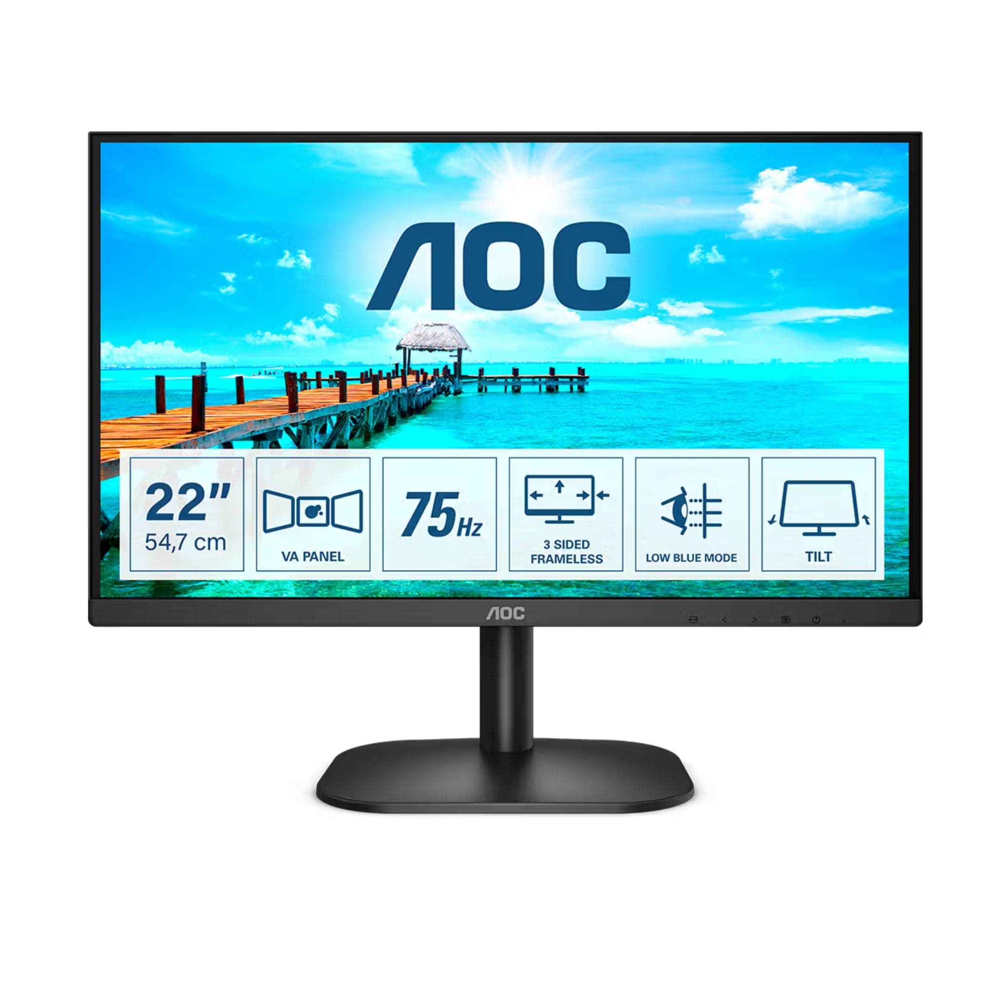 AOC Monitors AOC 22B2H 22 inch Full HD Monitor Main image