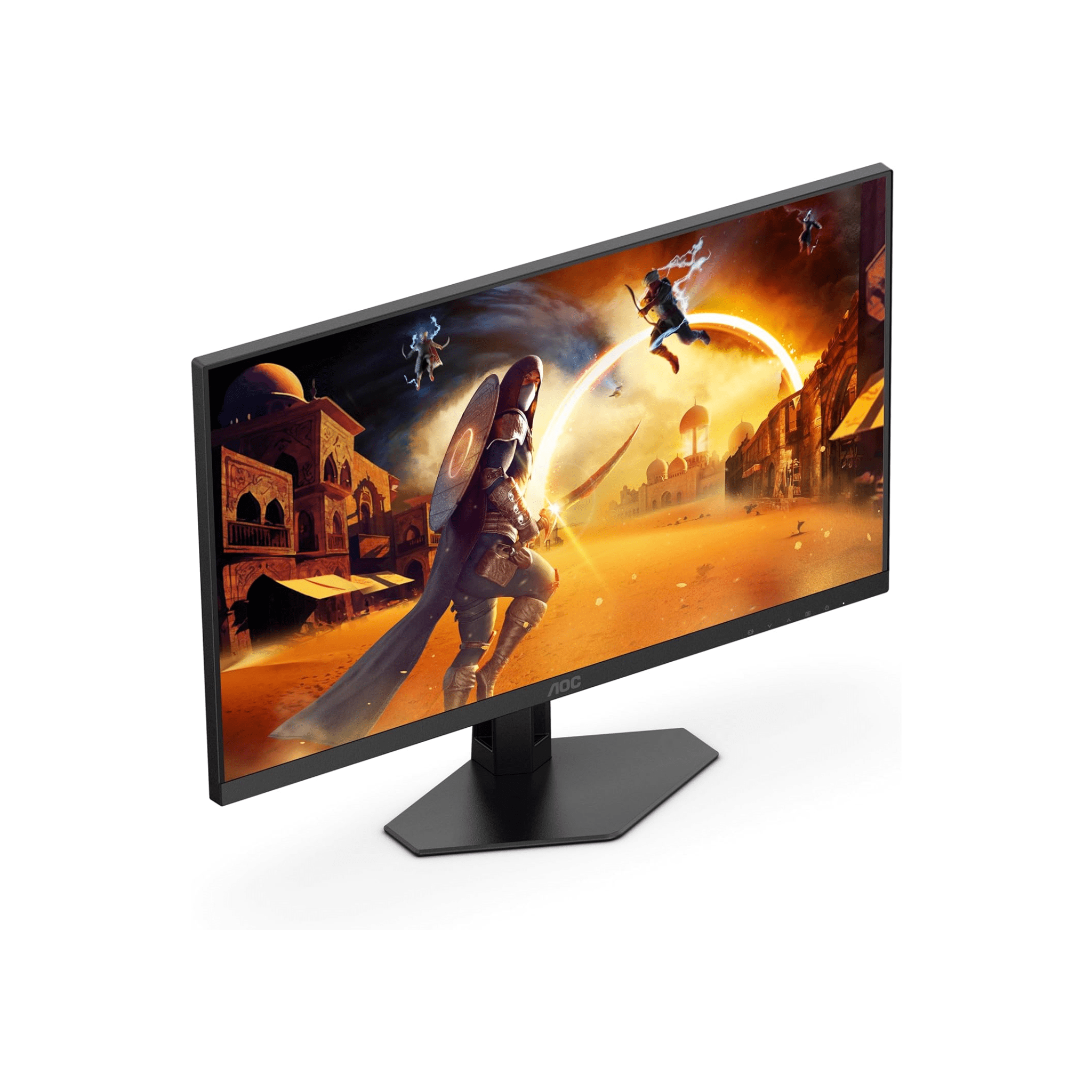 AOC 24G4XE - 24 Inch FHD Monitor, HDR, 180Hz, IPS, 1ms Gaming Monitor with built-in Speakers. Secondary image