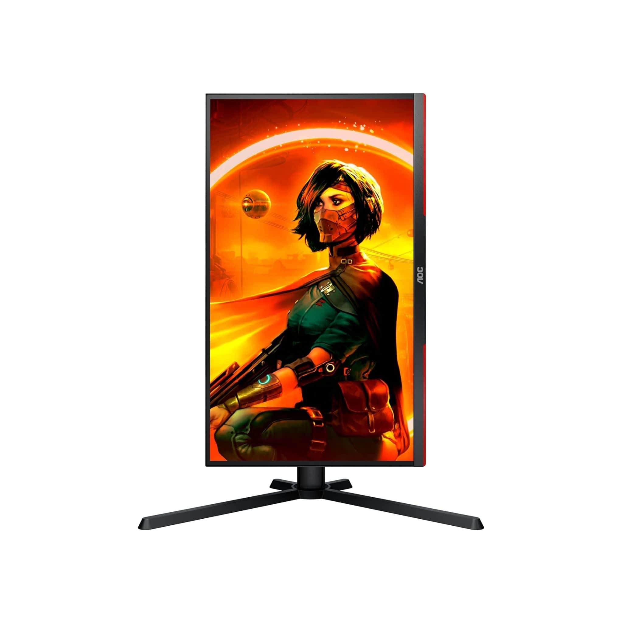 AOC Monitors AOC 25G3ZM/BK - 24.5-inch Full HD 240Hz 0.5ms Gaming Monitor - Black/Red