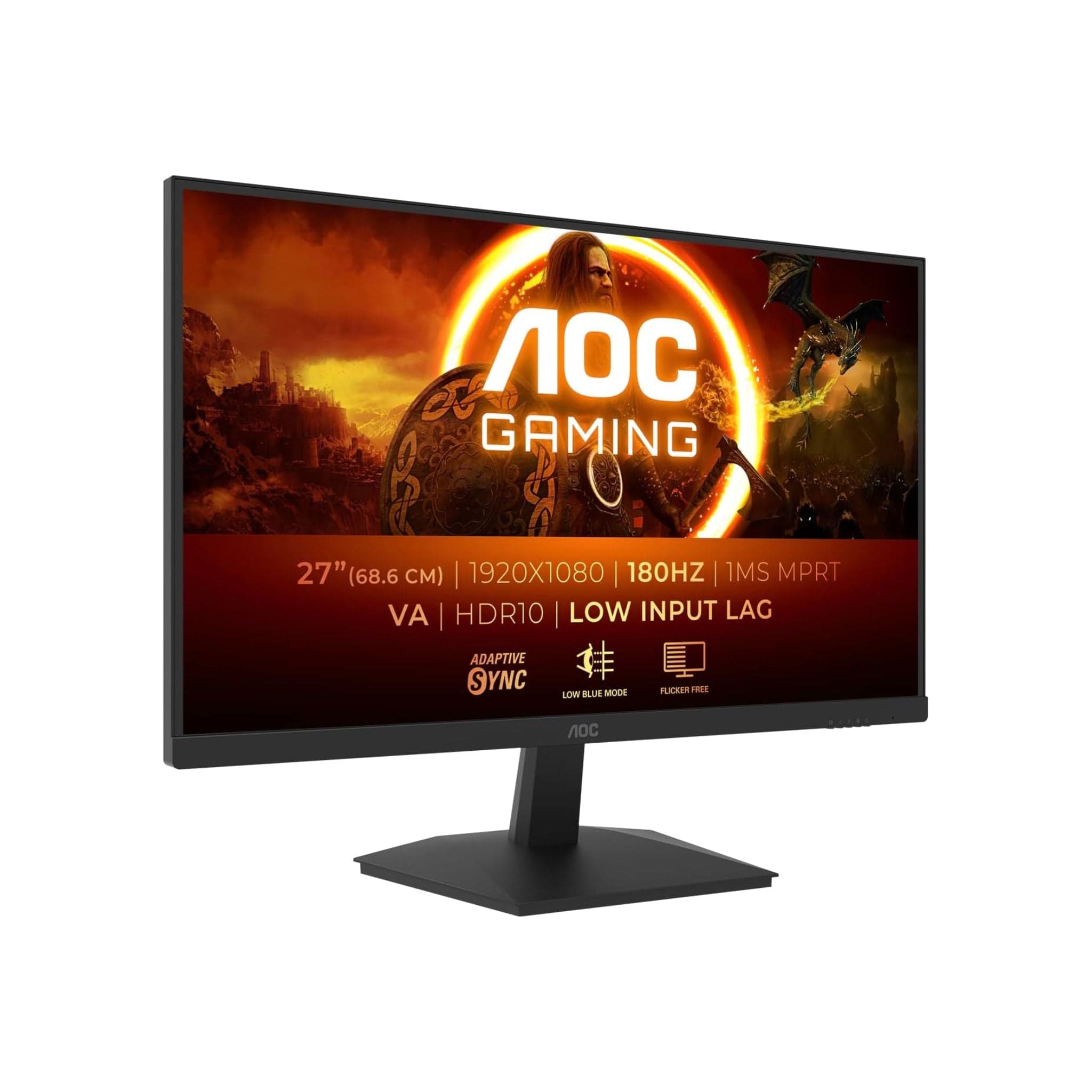 AOC 27G15N2-27 inch FHD 180 Hz, 1ms,  2x HDMI, DisplayPort Gaming Monitor Secondary image
