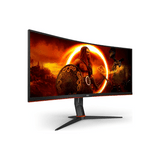 AOC Monitors AOC 34" WQHD VA 180Hz 1ms GtG HDR400 Curved Gaming monitor with Speakers
