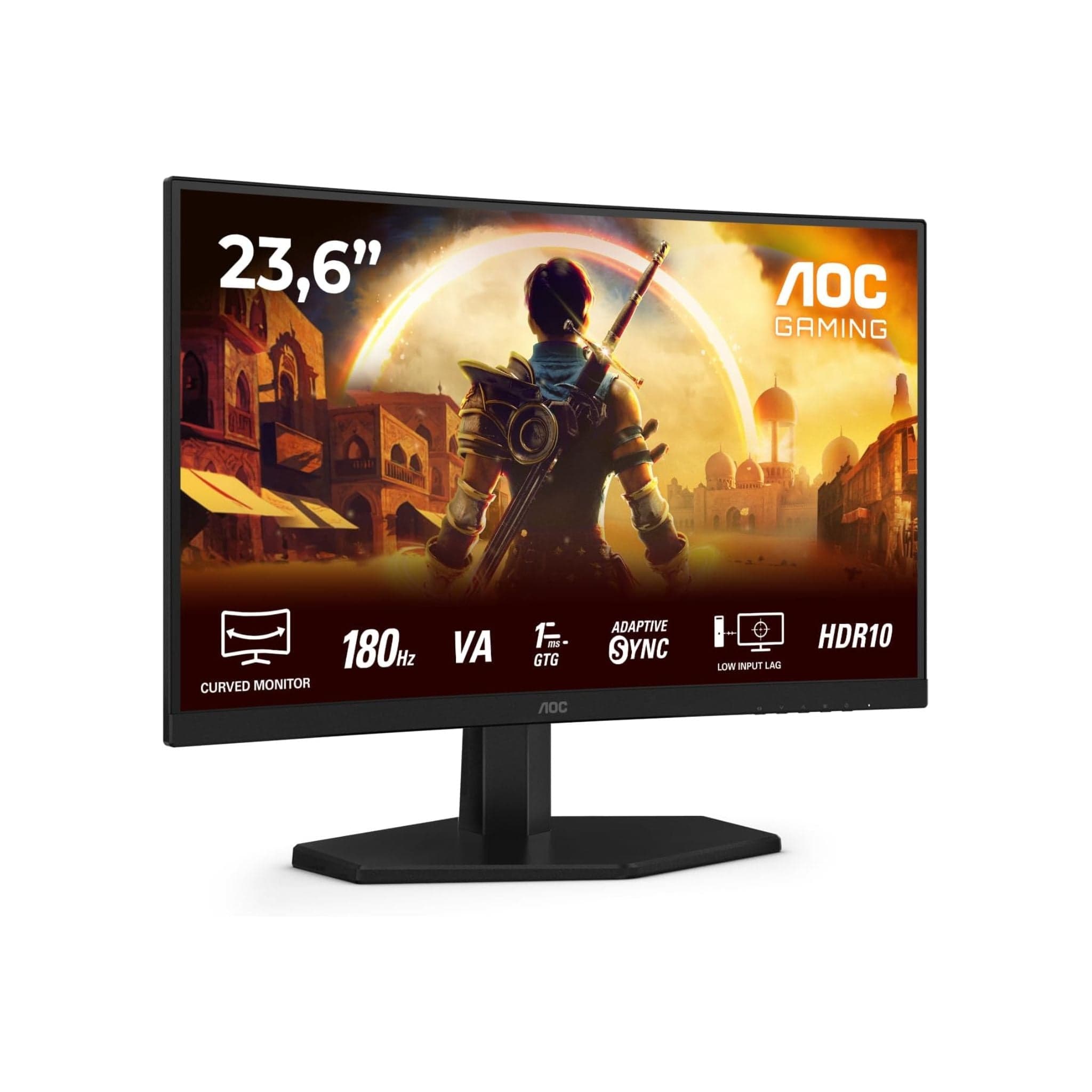 AOC C24G42E 23.6" VA Full HD 180Hz 0.5ms Curved Gaming Monitor Secondary image