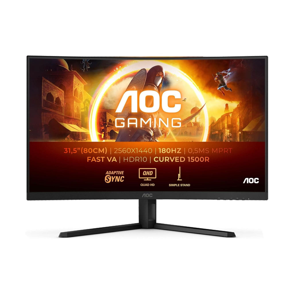AOC Monitors AOC CQ32G4VE 31.5 Inch 180Hz QHD Gaming Monitor