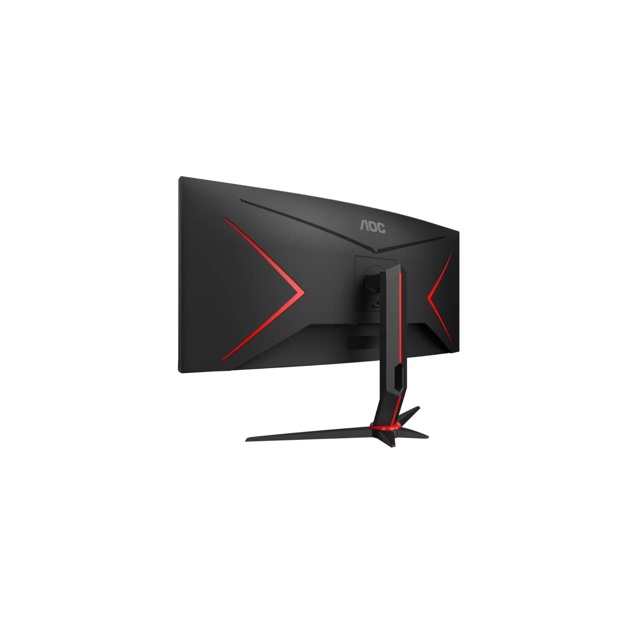 AOC Monitors AOC CU34G2XPD/BK 34" WQHD VA 180Hz 1ms GtG HDR400 Curved Gaming monitor with USD Hub - Black/Red