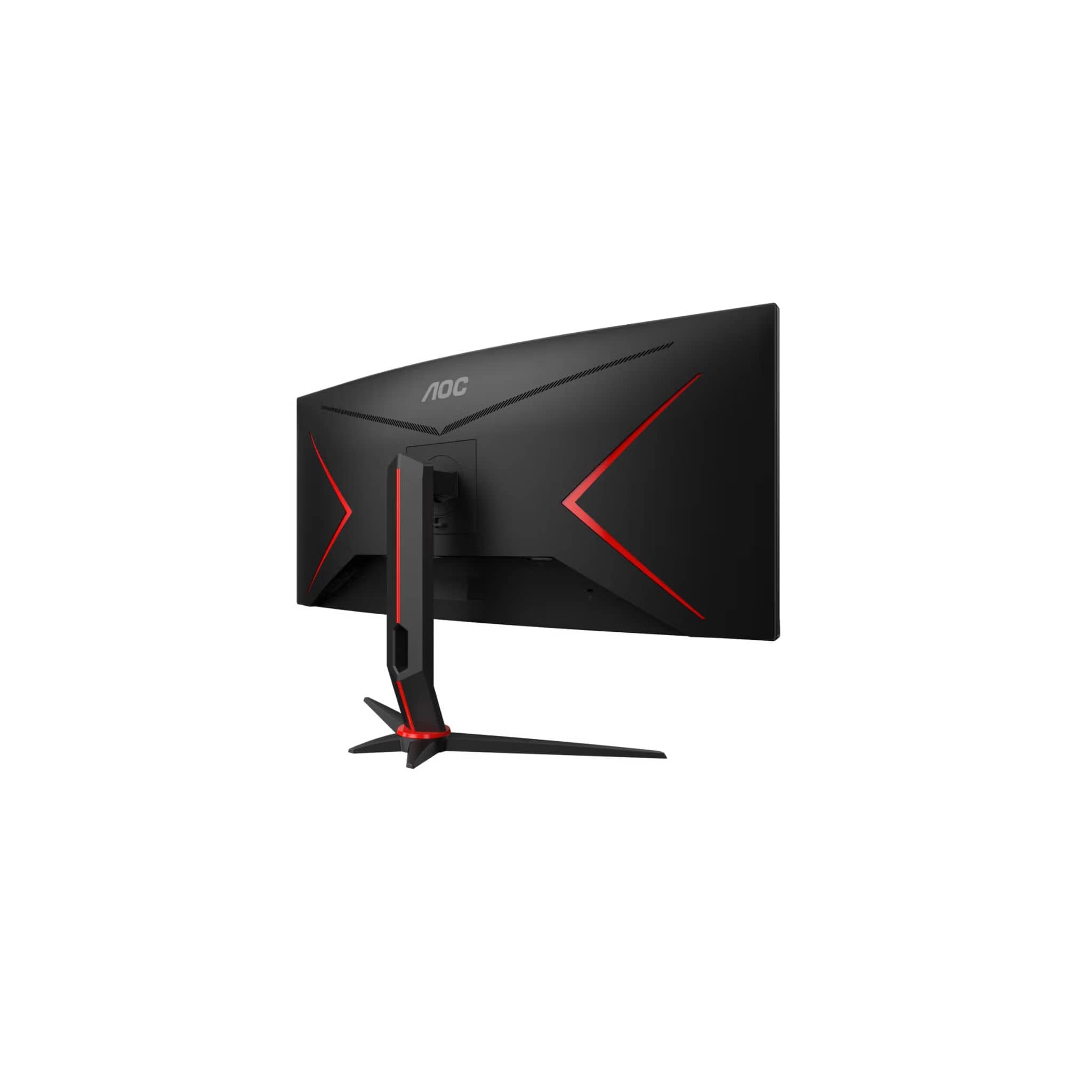AOC Monitors AOC CU34G2XPD/BK 34" WQHD VA 180Hz 1ms GtG HDR400 Curved Gaming monitor with USD Hub - Black/Red