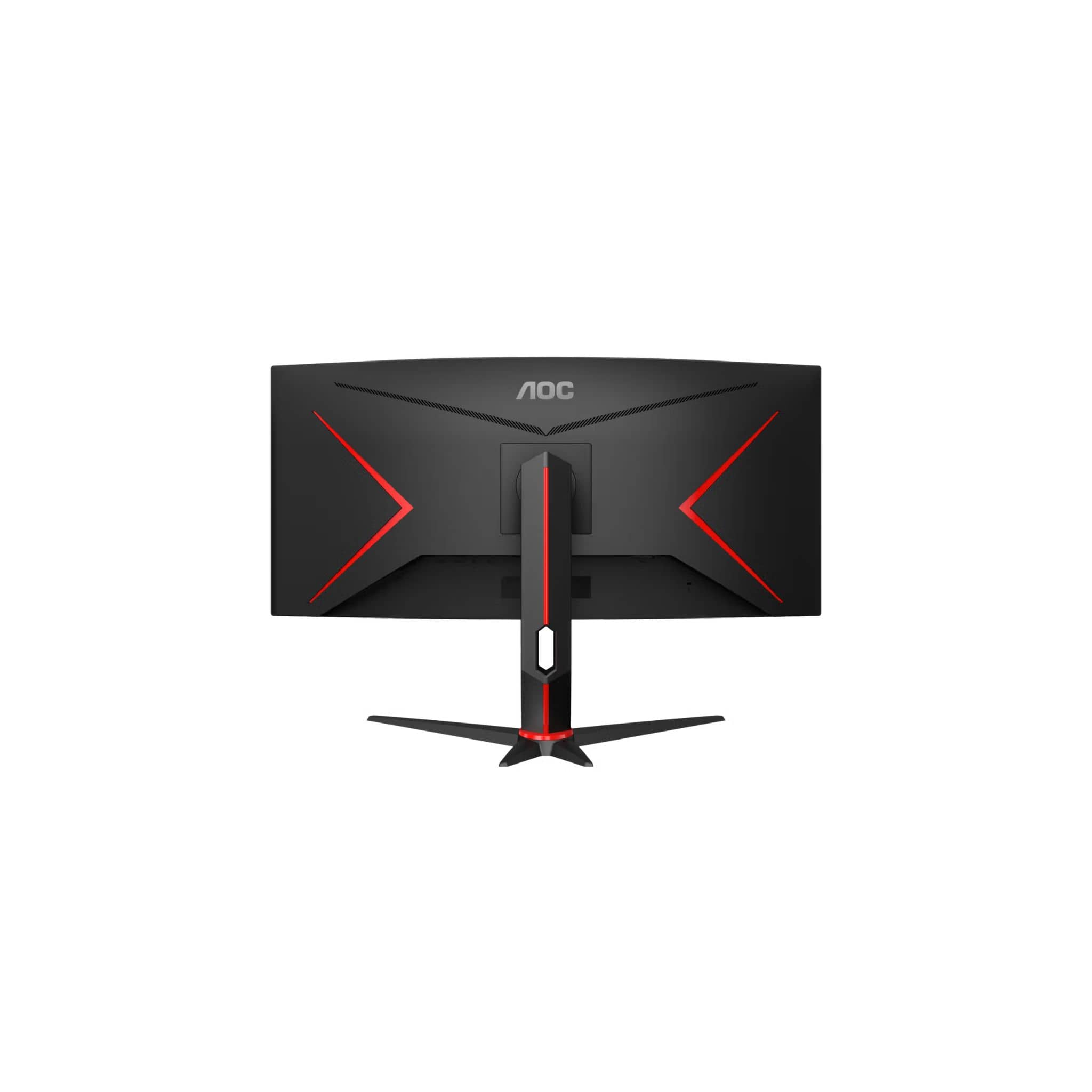 AOC Monitors AOC CU34G2XPD/BK 34" WQHD VA 180Hz 1ms GtG HDR400 Curved Gaming monitor with USD Hub - Black/Red