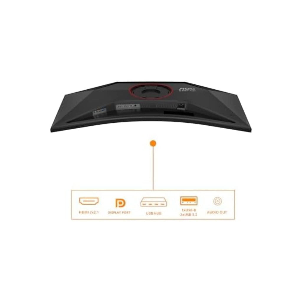 AOC Monitors AOC CU34G4Z 34" Curved UWQHD 240Hz 0.3ms Height Adjustable Gaming Monitor