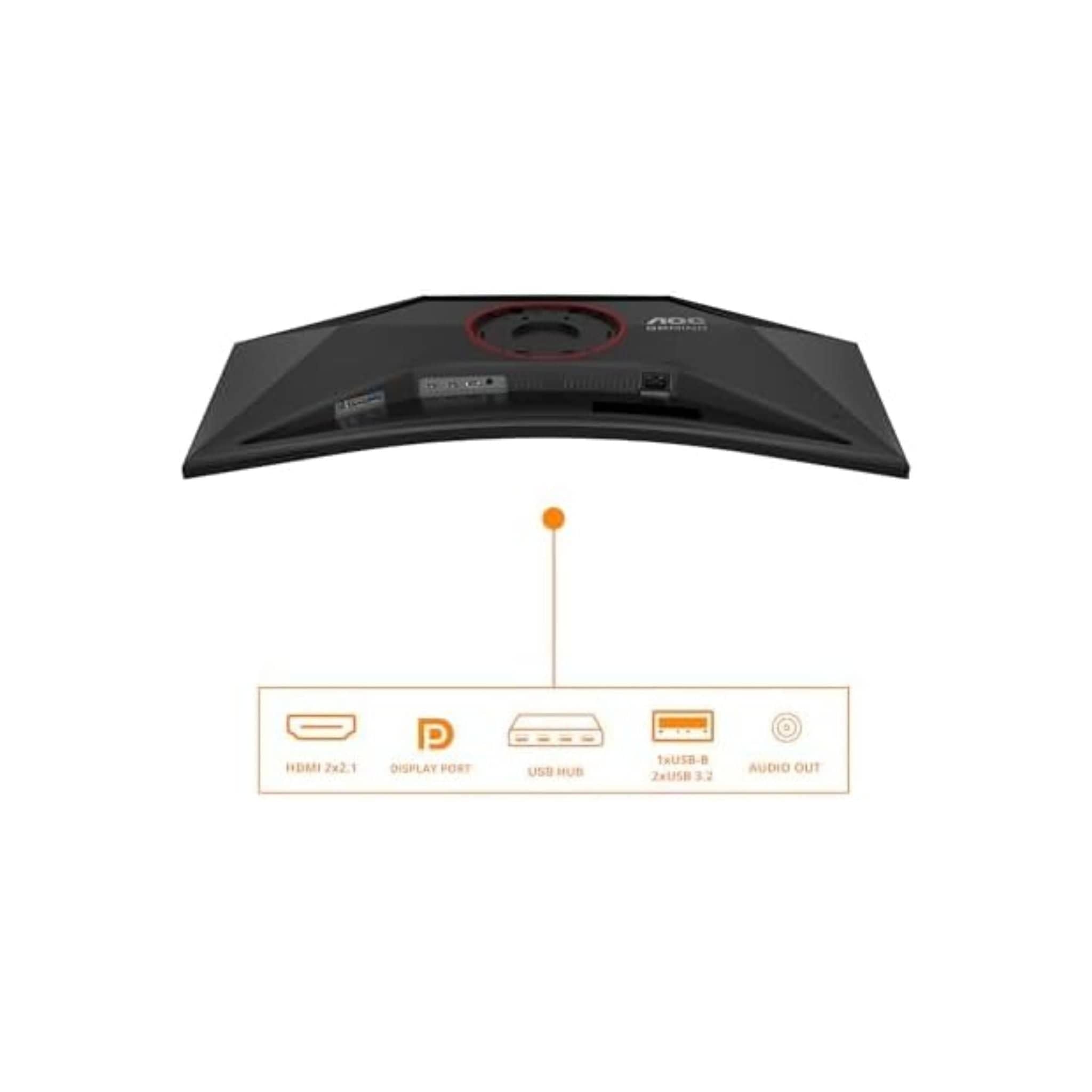 AOC Monitors AOC CU34G4Z 34" Curved UWQHD 240Hz 0.3ms Height Adjustable Gaming Monitor