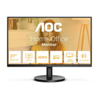AOC Monitors AOC U27B3A 27" 4K (UHD) IPS Monitor with In-built Speakers, Black