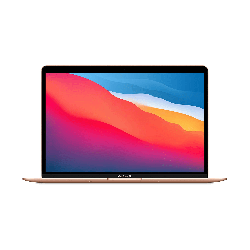 Apple Apple MacBook Air Laptop: Apple M1 Chip, 13” Retina Display, 8GB RAM, 256GB SSD Storage, Backlit Keyboard, HD Camera, Touch ID.- Gold Main image