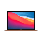 Apple Apple MacBook Air Laptop: Apple M1 Chip, 13” Retina Display, 8GB RAM, 256GB SSD Storage, Backlit Keyboard, HD Camera, Touch ID.- Gold