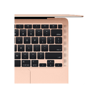 Apple Apple MacBook Air Laptop: Apple M1 Chip, 13” Retina Display, 8GB RAM, 256GB SSD Storage, Backlit Keyboard, HD Camera, Touch ID.- Gold