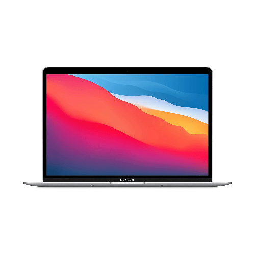 Apple Apple MacBook Air Laptop: Apple M1 Chip, 13” Retina Display, 8GB RAM, 256GB SSD Storage, Backlit Keyboard, HD Camera, Touch ID.- Silver Main image