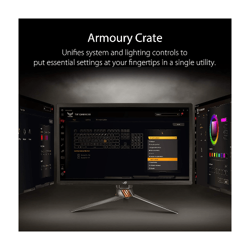 Asus Components ASUS TUF Gaming K1 RGB keyboard with dedicated volume knob, spill-resistance, side light bar and Armoury Crate