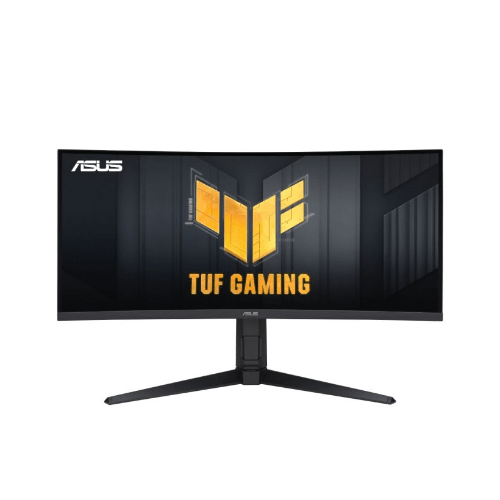 Asus Monitors ASUS TUF Gaming VG34VQEL1A Curved Gaming Monitor – 34 inch UWQHD (3440 x 1440), 100Hz, Curved design, Extreme Low Motion Blur™, Freesync™, 1ms (MPRT),125% sRGB, HDR