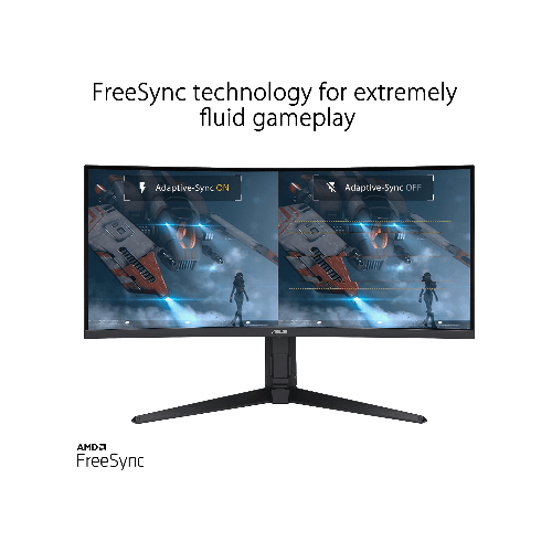 ASUS TUF Gaming VG34VQEL1A Curved Gaming Monitor – 34 inch UWQHD