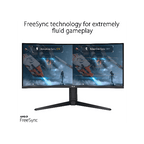 Asus Monitors ASUS TUF Gaming VG34VQEL1A Curved Gaming Monitor – 34 inch UWQHD (3440 x 1440), 100Hz, Curved design, Extreme Low Motion Blur™, Freesync™, 1ms (MPRT),125% sRGB, HDR