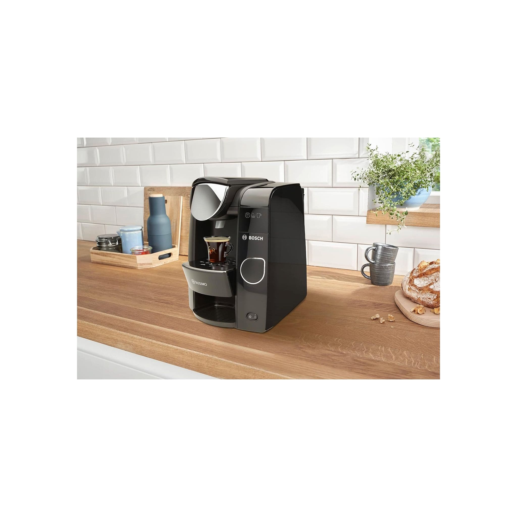Bosch Tassimo by Bosch Joy TAS4502NGB Coffee Machine, 1300 Watt, 1.4 Litre - Black
