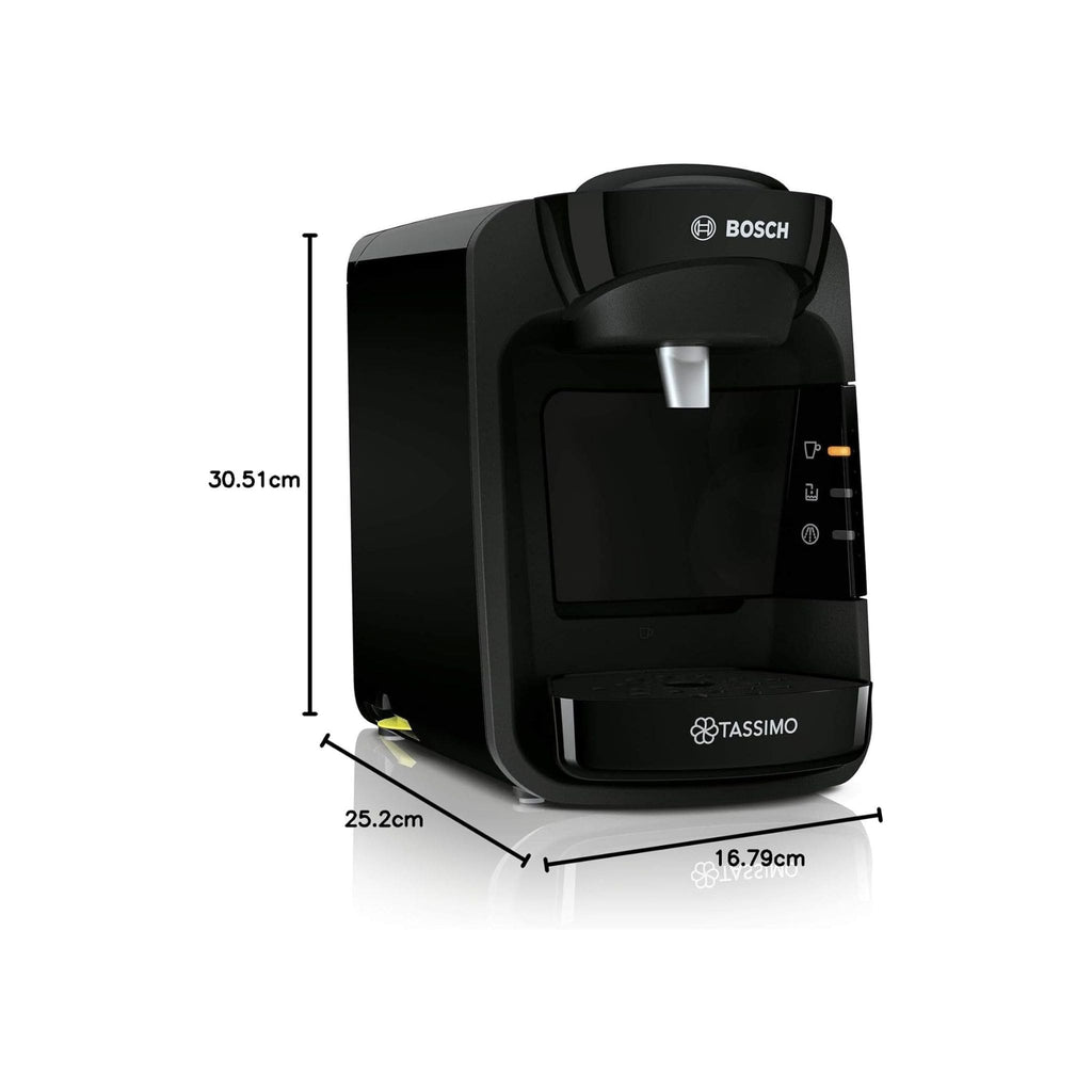 Bosch Tassimo by Bosch Suny 'Special Edition' TAS3102GB Coffee Machine,1300 Watt, 0.8 Litre - Black