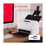 Canon Printers and Scanners Canon imageFORMULA R40 Office Document Scanner, White