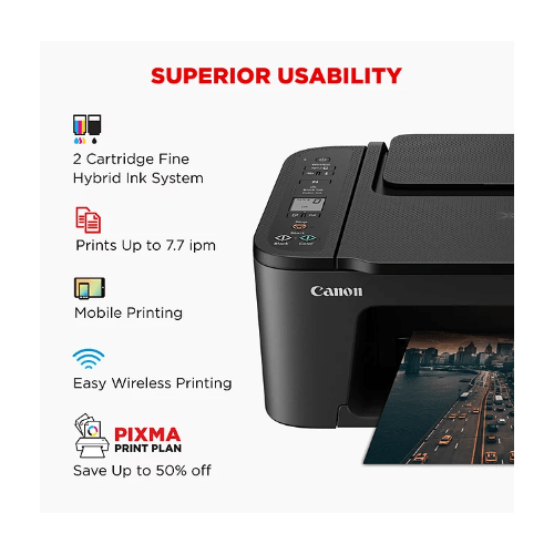 Canon Printers and Scanners Canon PIXMA TS3550i All-in-One Wireless Wi-Fi Printer, Black