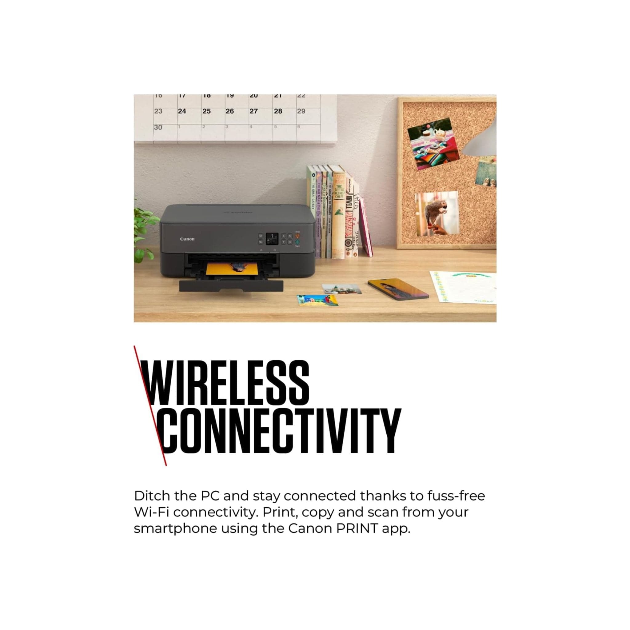 Canon Printers and Scanners Canon PIXMA TS5350i Wireless Colour 3-in-One Inkjet Photo Printer, Black