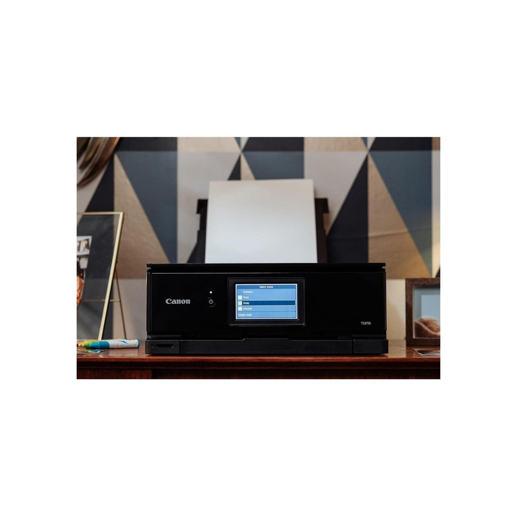 Canon Printers and Scanners Canon PIXMA TS8750 Photo / CD / SD Card / A4 Paper Wireless All-In-One Colour Inkjet Printer