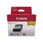 Canon Projector Accessories Canon PGI-580BK/CLI-581 BK/C/M/Y Pigment + Ink Cartridge Multi Pack