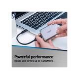 Crucial Components Crucial X9 Pro 1TB Portable External SSD - Up to 1050MB/s Read/Write, External Solid State Drive, IP55 Water and Dust Resistant, USB-C