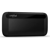 Crucial Storage CRUCIAL X8 2TB PORTABLE SSD - Up to 1050 MB/s – USB 3.2 – External Solid State Drive, USB-C, USB-A, Black