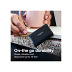 Crucial Storage Crucial X9 2TB Portable SSD - Up to 1050MB/s Read - PC and Mac, Lightweight and Small