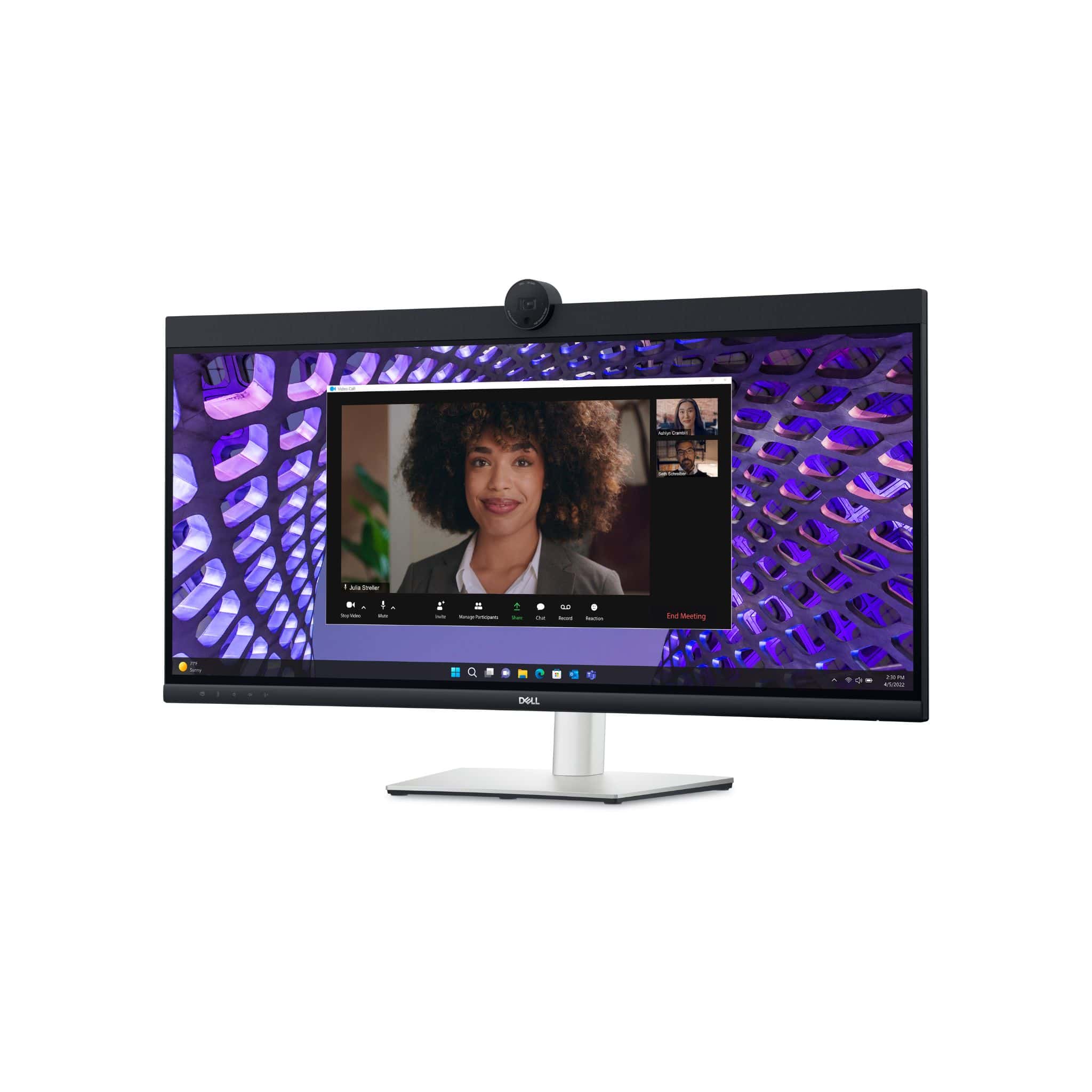 Dell Dell P3424WEB Pro 34 Plus 34 Inch Curved WQHD Video Conferencing Monitor