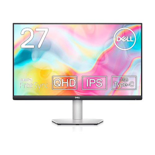 Dell Monitors Dell S2722DC 27 Inch QHD IPS Monitor,  USB-C, 99% sRGB, Built-in Speakers