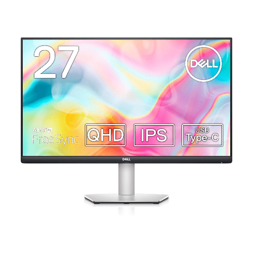 Dell S2722DC 27 Inch QHD IPS Monitor, USB-C, 99% sRGB, Built-in Speake ...