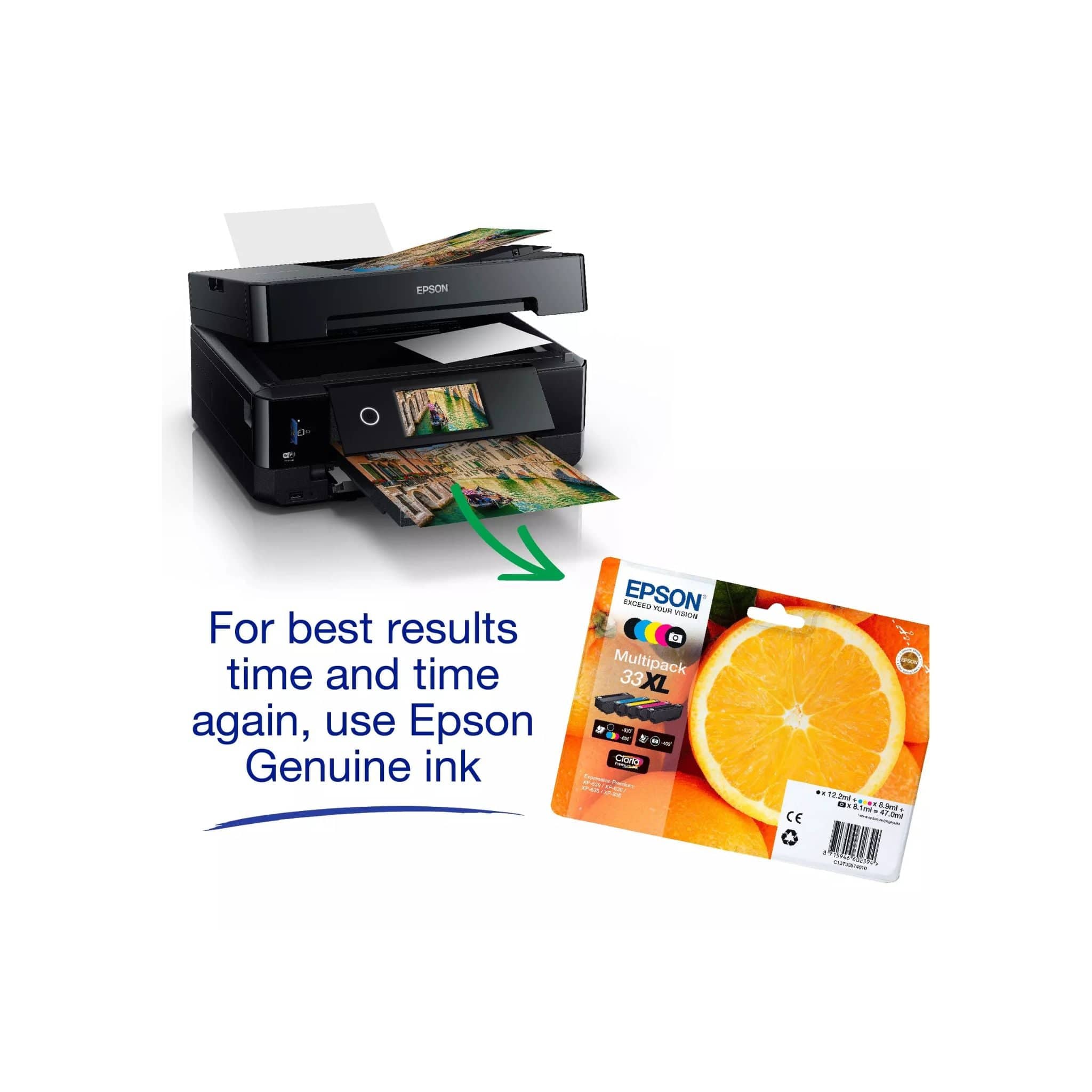 Epson Printers and Scanners Epson Expression Premium XP-7100 A4 / CD / DVD Multifunction Wireless Inkjet Printer