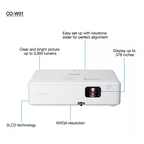 Epson Projectors Epson CO-W01 3000 Lumens WXGA 3LCD Data Projector