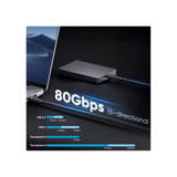 Generic Cables, Converters and Adapters Generic 240W PD  80Gbps Thunderbolt 5 Cable with up to 120Gbps Bandwidth Boost -2m, Black