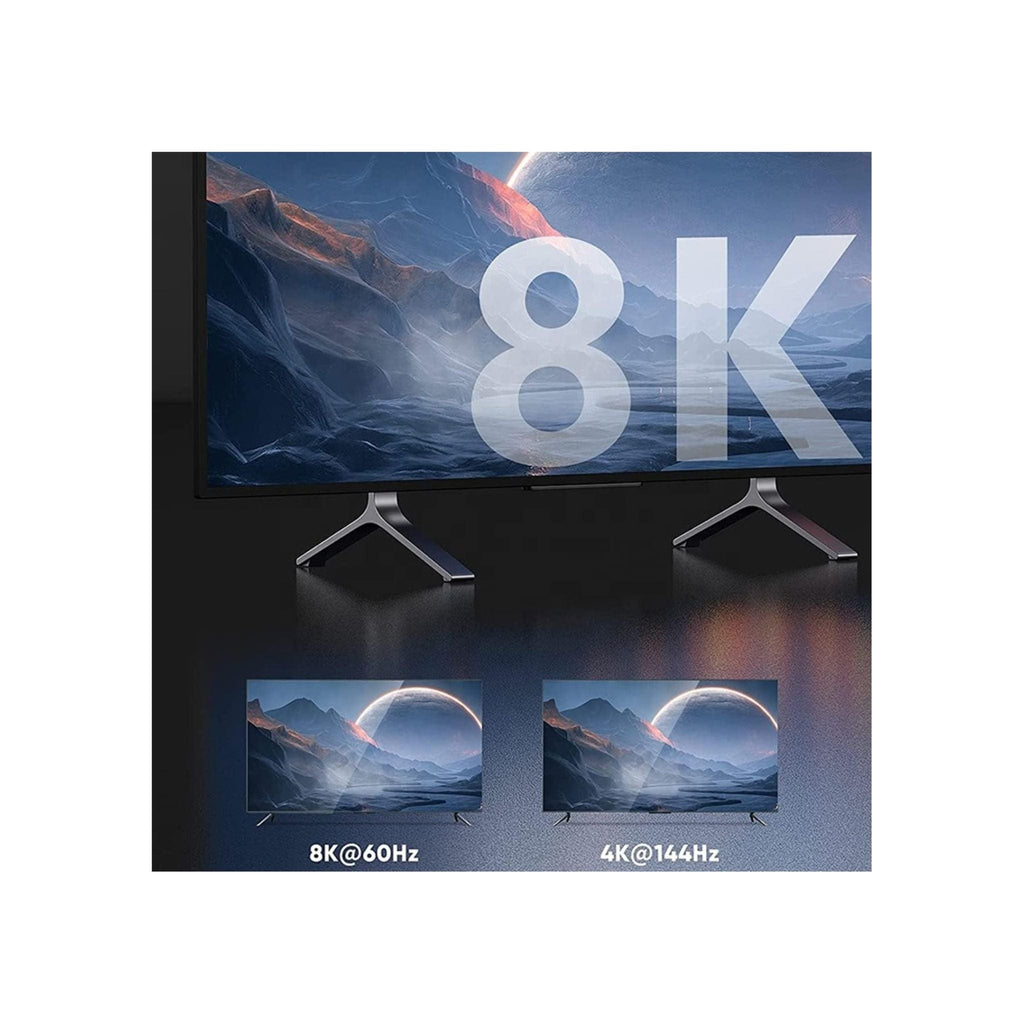 Generic Cables, Converters and Adapters Generic Male to Male 8K 60Hz DisplayPort (DP1.4) copper cable with aluminium shell